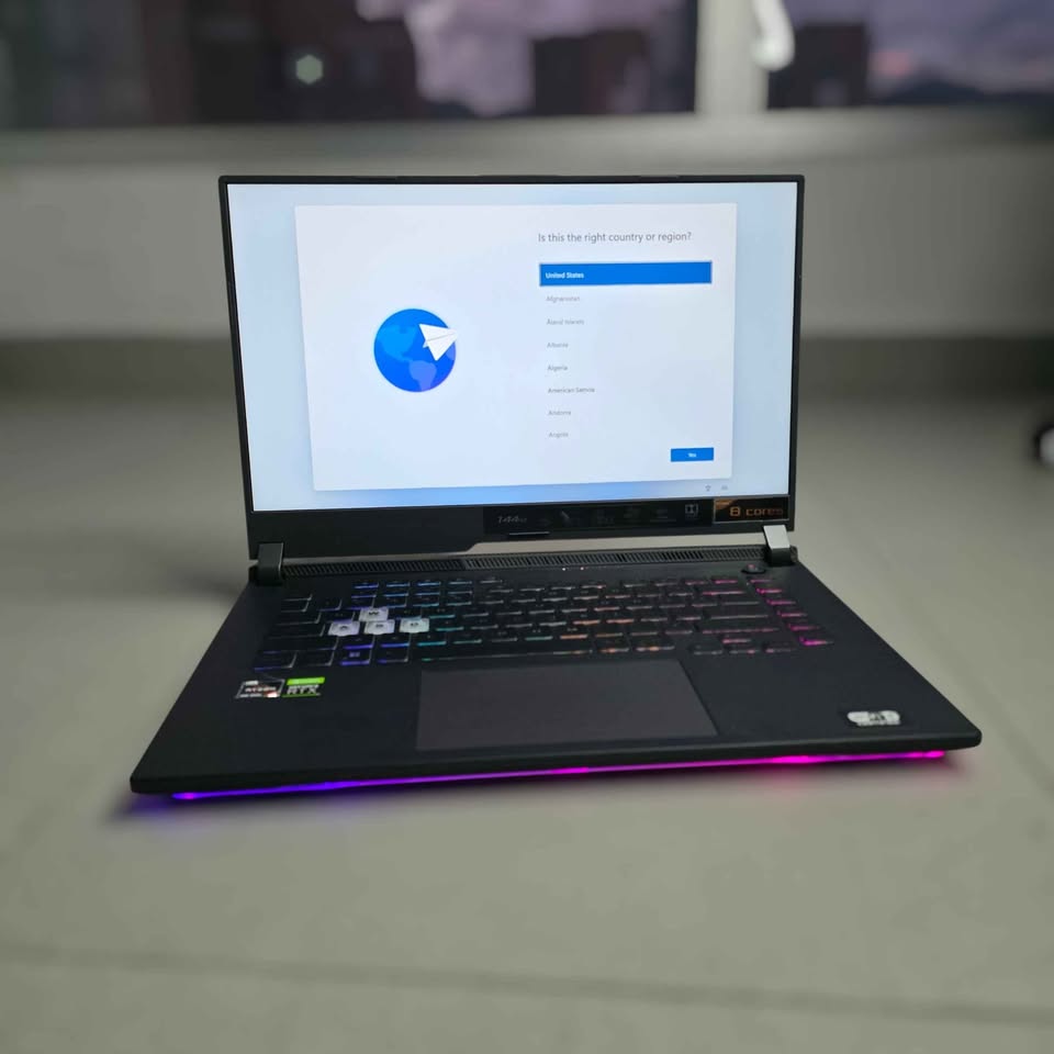 Portatil Gamer Asus Rog Strix g15 Ryzen 7 512 ssd 16gb Ram RGB