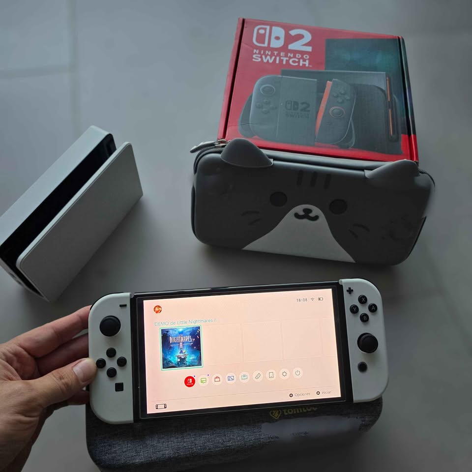 Nintendo Switch Oled 64gb + Extras