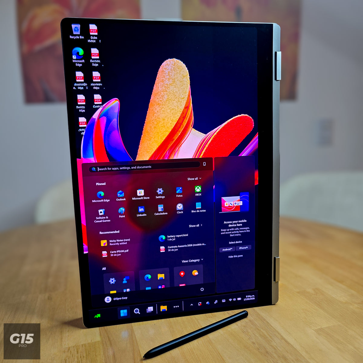 Portátil Samsung Galaxy Book3 pro 360 i7 13th 16gb ram 1TB ssd Pantalla 3K AMOLED