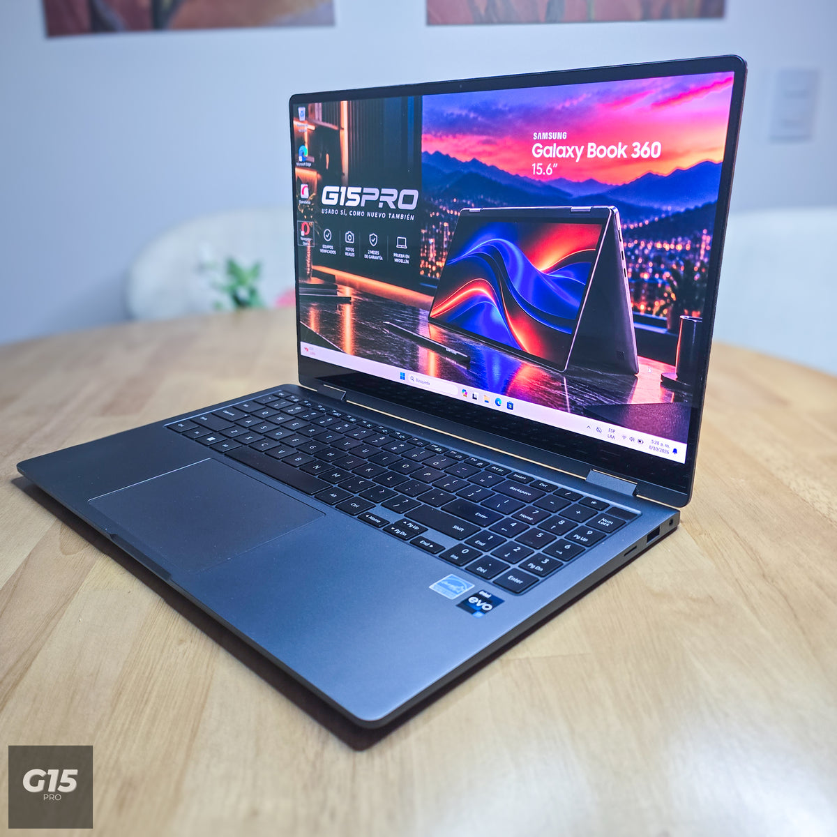 Portatil Samsung Galaxy Book3 360 pro 15.6" i7 16gb ram 512gb SSD Táctil PC+TABLET