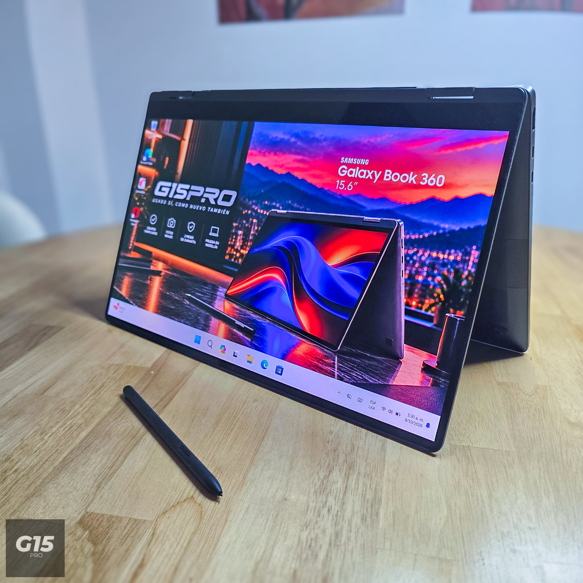 Portatil Samsung Galaxy Book3 360 pro 15.6" i7 16gb ram 512gb SSD Táctil PC+TABLET