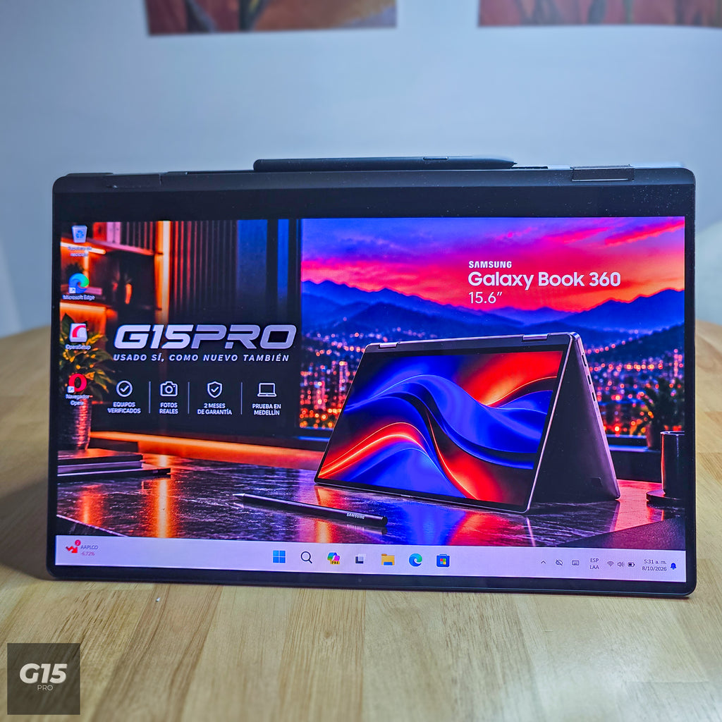 Portatil Samsung Galaxy Book3 360 pro 15.6" i7 16gb ram 512gb SSD Táctil PC+TABLET