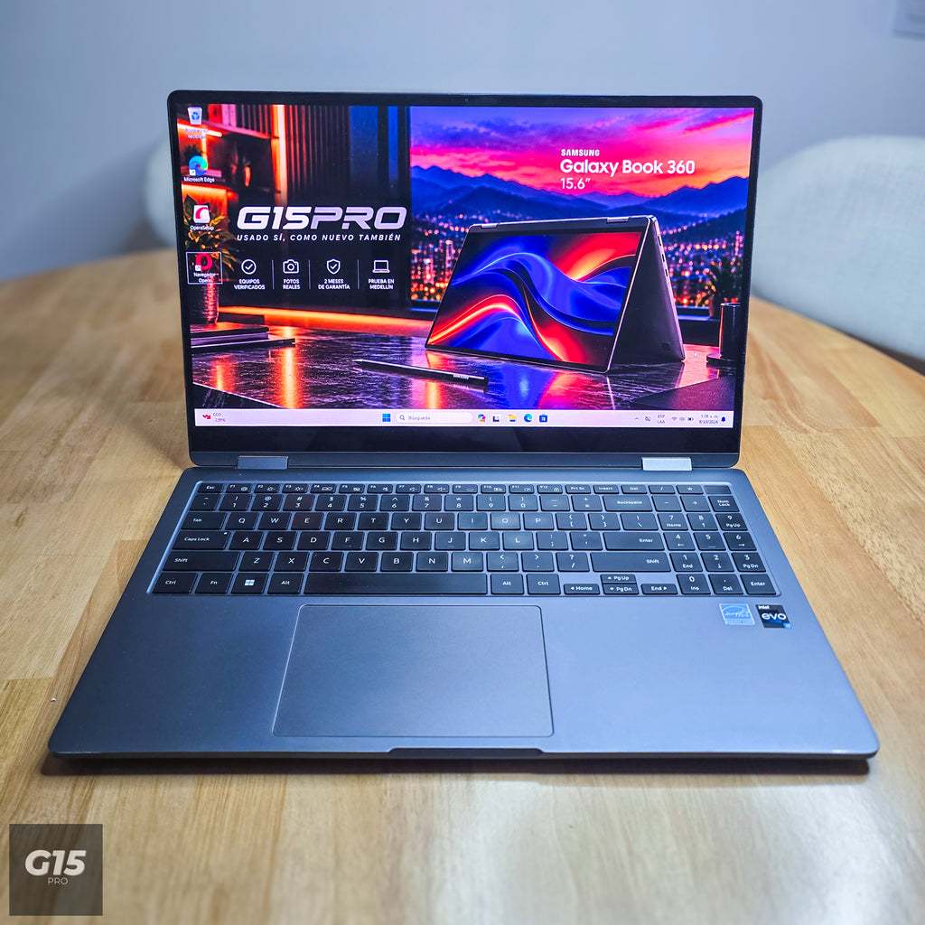 Portatil Samsung Galaxy Book3 360 pro 15.6" i7 16gb ram 512gb SSD Táctil PC+TABLET