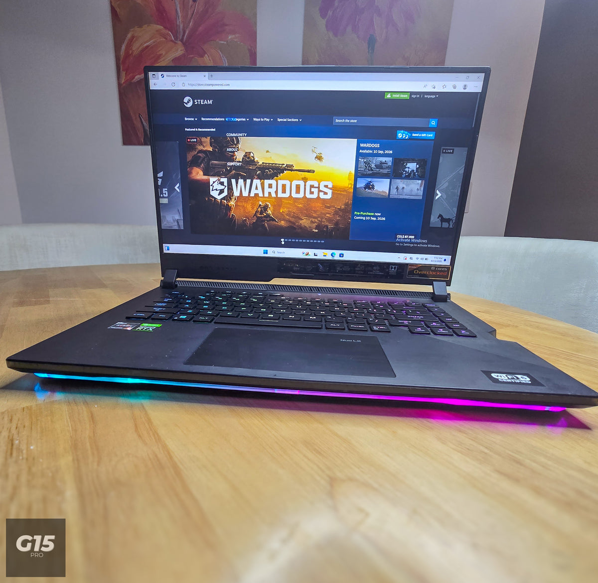 Asus ROG Strix Scar 15 RTX 3080 R9 5900HX 16GB RAM 1TB Gamer