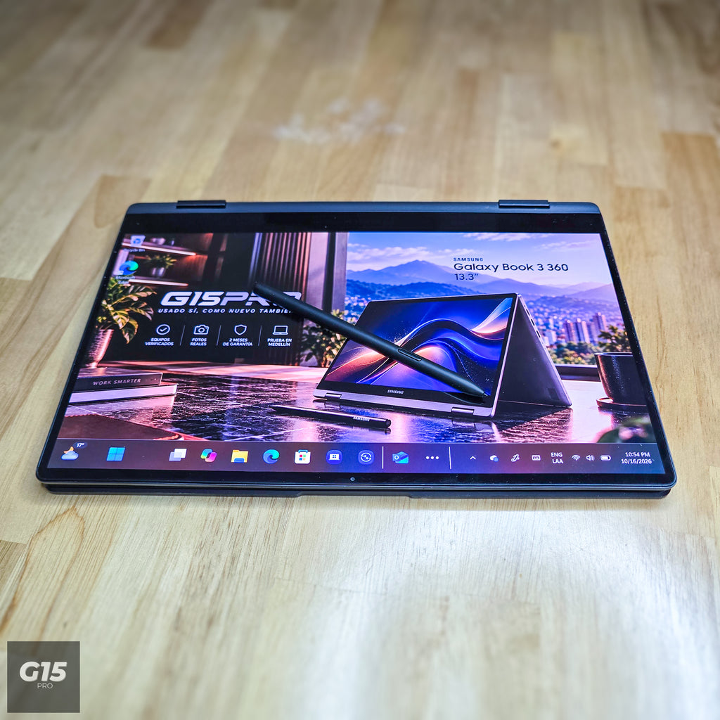 Portatil para diseño Samsung Galaxy Book3 360 i7 16gb RAM 512gb SSD táctil