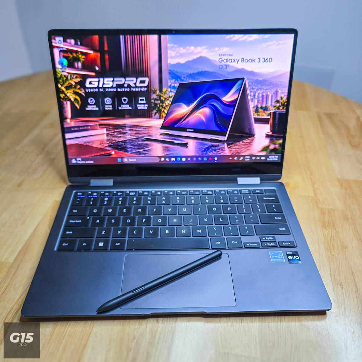 Portatil para diseño Samsung Galaxy Book3 360 i7 16gb RAM 512gb SSD táctil